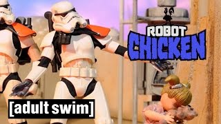 4 Classic Gary The Stormtrooper Moments  Robot Chicken Star Wars  Adult Swim [upl. by Hcahsem]