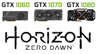 GTX 1060 vs GTX 1070 vs GTX 1080 in Horizon Zero Dawn [upl. by Piscatelli240]