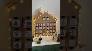 Hoe leuk is dit Kerst Advent Huis om zelf te knutselen diy knutselen kerstdecoratie [upl. by Leaper]