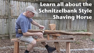 Learn all about the Schnitzbank style Shaving Horse [upl. by Cesaro]