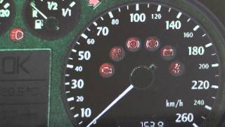 Audi A4 B6 Dashboard Warning Lights Diagnostic Reset Tools [upl. by Acinorrev]