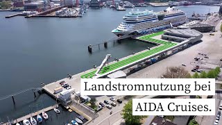 Landstromnutzung bei AIDA Cruises [upl. by Nohs]