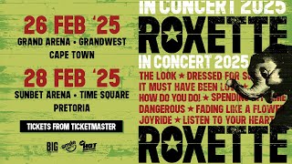 Roxette In Concert 2025 Tour Announced [upl. by Icaj846]