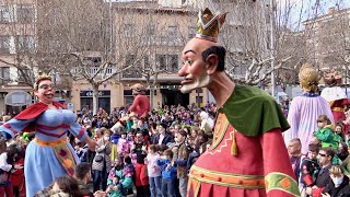 Carnaval de Solsona 2022 Ballets a la Plaça del Camp [upl. by Dannie999]