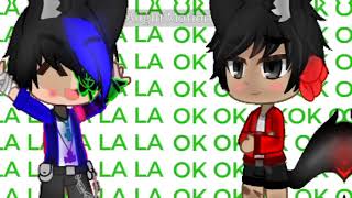 Lalala Okokok trend Ein x Aaron Aphmau gacha Lazy TT [upl. by Ecnerat]