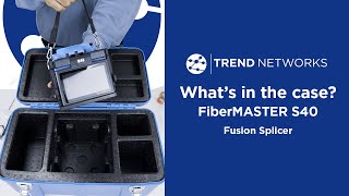 FiberMASTER S40 Fusion Splicer  What’s in the case 🔍✨ [upl. by Yadsnil]