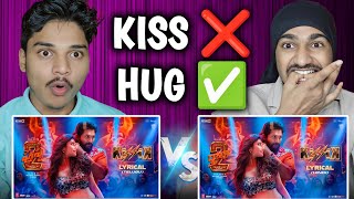 KISSIK Lyrical Video Telugu amp Hindi  REACTION  Pushpa 2  Allu Arjun Sreeleela [upl. by Ayra]