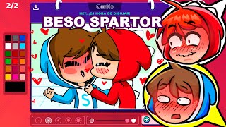 BESO DE SPARTOR 🤣🎨DIBUJOS VERGONSOZOS de PINTURILLO RaptorGamer [upl. by Booze464]