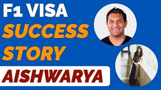 F1 Visa Interview Success Story Aishwarya [upl. by Peper]