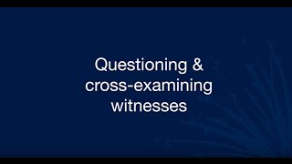 Determinative conferences amp hearings Questioning amp crossexamining witnesses [upl. by Attayek985]