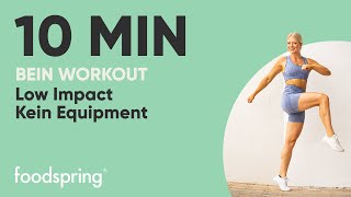 10 MIN  Bein Workout  Low Impact  No Jumping  foodspring®  growingannanas [upl. by Stricklan]