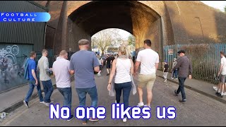 No one likes us  Millwall  Fulham [upl. by Atinit]