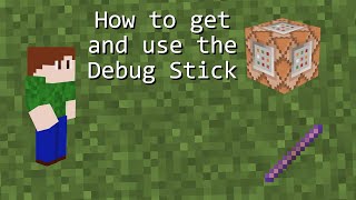 How to get and use the Debug Stick  Minecraft [upl. by Iadam]