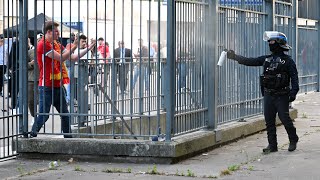 Violences Stade de France  gaz lacrymogène faux billets Soirée chaotique pour la finale [upl. by Oirifrop]