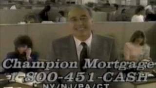 Champion Mortgage commercial version 2  1989 [upl. by Alaunnoif]