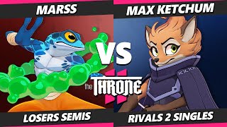 The Throne 2 LOSERS SEMIS  Marss Ranno Vs Max Ketchum Fleet Rivals of Aether 2  RoA2 [upl. by Amador]