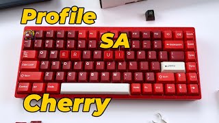 Sự khác biệt giữa Keycap Profile Cherry và SA Cảm giác gõ âm thanh ft KBD75V2 [upl. by Amalea]