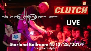 Devin Townsend Project amp Clutch  LIVE  Starland Ballroom NJ 122817 cramx3 concert experience [upl. by Adnahc]