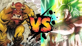 Broly DBS VS Mangog Marvel Quién Ganaría [upl. by Allesiram613]