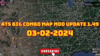 ATS BIG COMBO MAP MOD UPDATE 149 [upl. by Grantham98]