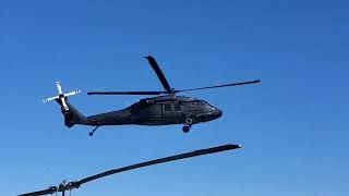 6  11  24  Sikorsky UH60 Blackhawk  Expedition Helicopters  Cochrane Ontario [upl. by Terrene]