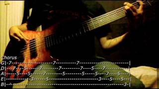 Dela Johnny Clegg Bass cover tab [upl. by Knah]