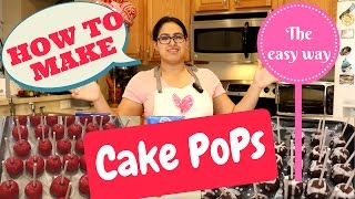 How to Make Cake Pops  The easy Way [upl. by Sigismond188]