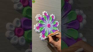 Rangoli designs for diwali simple and easy rangolidesign diwalirangoli shorts [upl. by Iad]