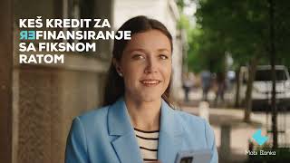 Keš kredit za refinansiranje Mobi Banke  TVC [upl. by Ahseihs]