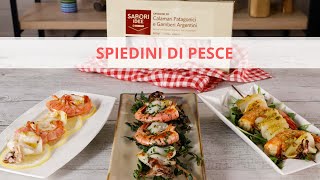 Tre idee per cucinare gli spiedini di pesce I Saporie [upl. by Aikel486]