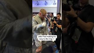 Jake Paul making his way to the ring shorts boxing wwe mma boy jakepaul paul [upl. by Einnij391]