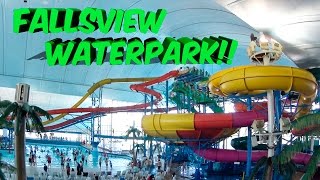 Fallsview Indoor Waterpark Niagara Falls Walkthrough [upl. by Selda]