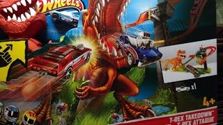 Hot Wheels  TRex Take Down  Unboxing [upl. by Timmons312]