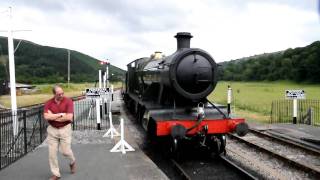 GWR Churchward 280 2807 at Carrog 9th July 2010 [upl. by Adina789]