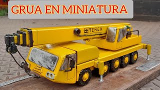 Grua TEREX Demag AC 120 REPLICA en hierro [upl. by Lundberg]