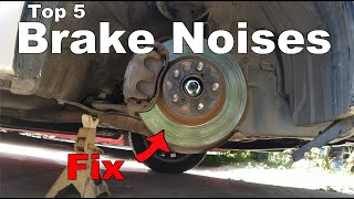 How to Stop Brake Noise Squeak Squeal Grinding Noisy Brakes [upl. by Llehsyar]