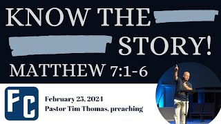 Freedom Church Milledgeville GA  February 25 2024  Know the Story [upl. by Brothers202]