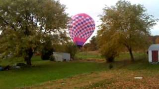 Hot Air Balloon Crashes in My Backyard [upl. by Oberheim]