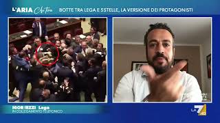 Altra rissa Igor Iezzi si scaglia contro Leonardo Donno quotNon lho colpito ristabiliamo la [upl. by Yuh963]