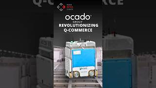 Ocado Robots Revolutionizing QCommerce robot groceryshopping [upl. by Hadihahs877]