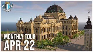 Royal Opera House amp A New City Park  Minecraft World Tour April 2022 [upl. by Lorrimer]