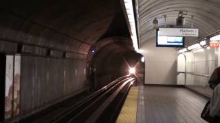 SkyTrain running at maximum frequency plus new Olympic announcements HD 1080 [upl. by Pegasus]