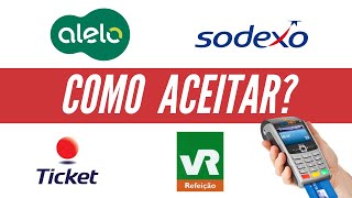 Como Credenciar e Aceitar Vale RefeiçãoAlimentação Quais São as Taxas Alelo Sodexo Ticket e VR [upl. by Bruning995]