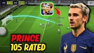 OMG  Review 105 Rated A Griezmann ☠️ 🇫🇷 in eFootball  1500 Coins Worth [upl. by Perry341]