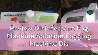 Review Disinfectant Fog Machine Solution Fogging Machine Disinfectant Anti Mosquito And Citronella [upl. by Ereynihc697]