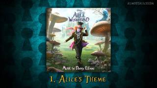 Alice in Wonderland Soundtrack  01 Alices Theme  Lyrics [upl. by Sallyann838]