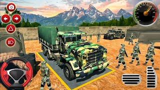 Army Jeep Transport Simulator Driving Game  US Army truck Transport Game  Android Gameplay 1 [upl. by Akyeluz705]