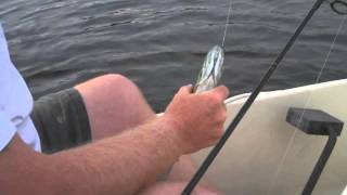 Fishing Small Mouth Bass from a Paddle Boat [upl. by Adeuga991]