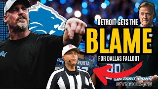 THEATRICALITY amp DECEPTION NFL Now Blames Detroit Lions for DALLAS FIASCO [upl. by Atnamas]