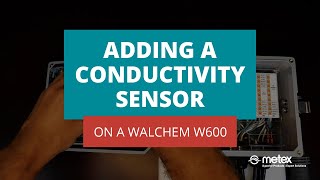 Adding a Conductivity Sensor Sensor Input Card on a Walchem W600 [upl. by Haret]